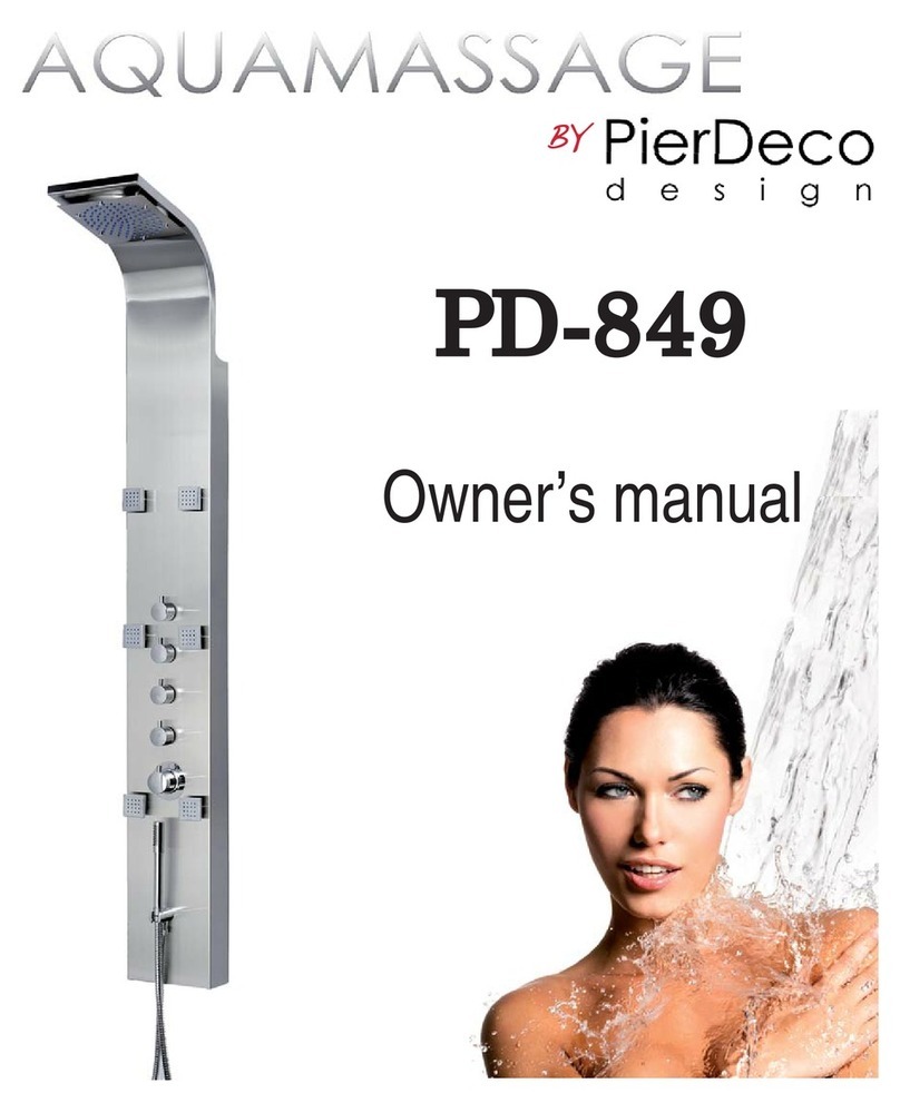PierDeco AQUAMASSAGE PD-849 owner's manual