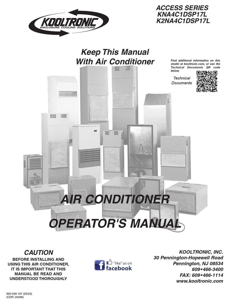 Kooltronic K2NA4C1DSP17L User manual