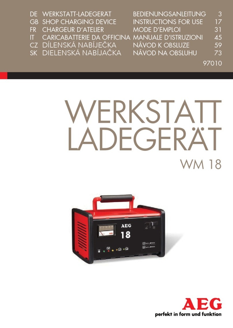 AEG WM 18 Instructions for use