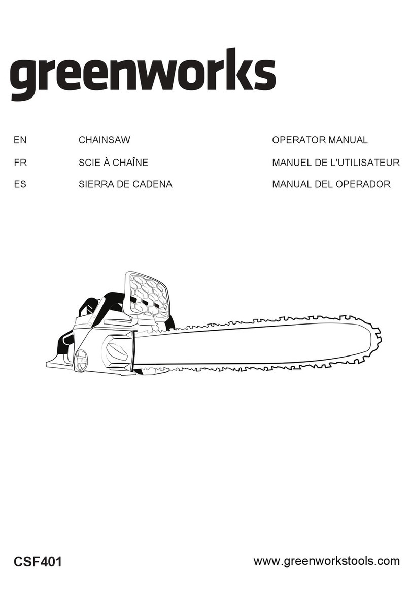 GreenWorks CSF401 User manual