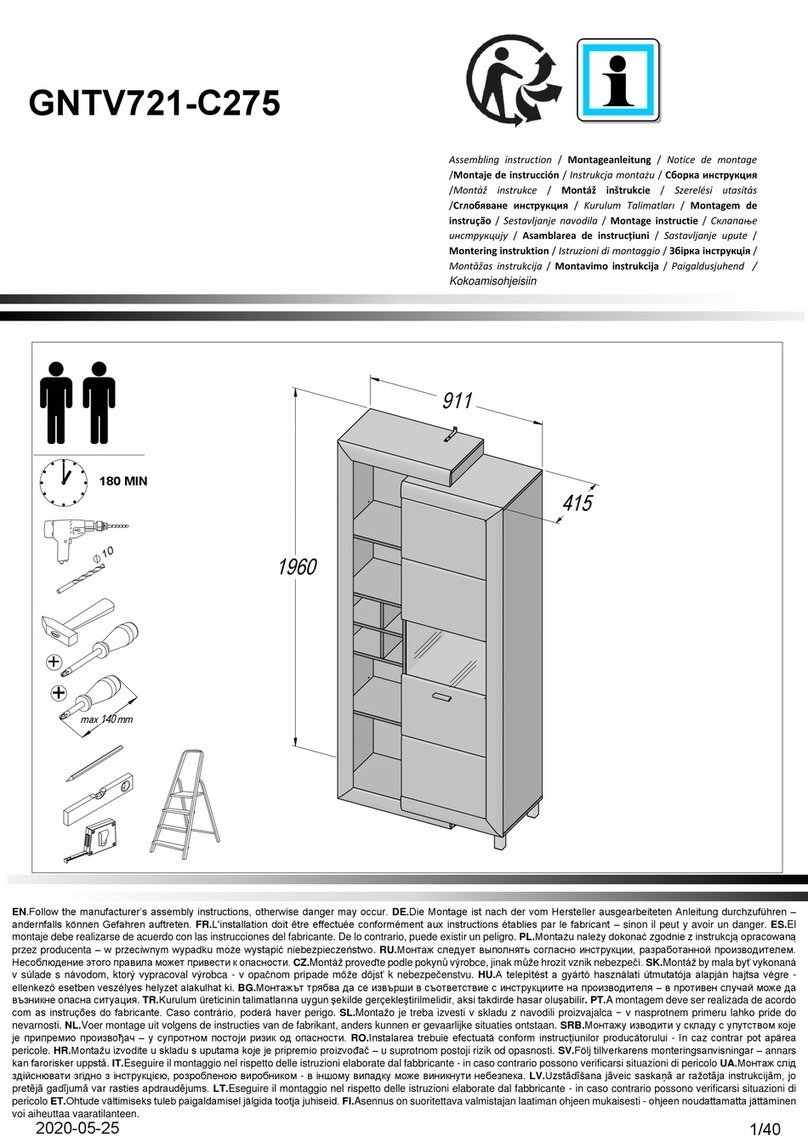 Forte GNTV721-C275 Assembling Instruction Forte GNTV721-C275 Assembling Instruction