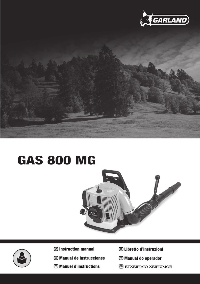 Garland GAS 800 MG instruction manual