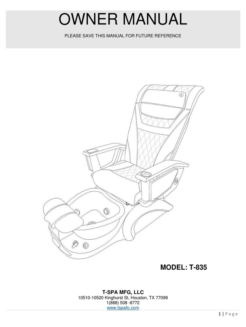 T-SPA T-835 owner's manual
