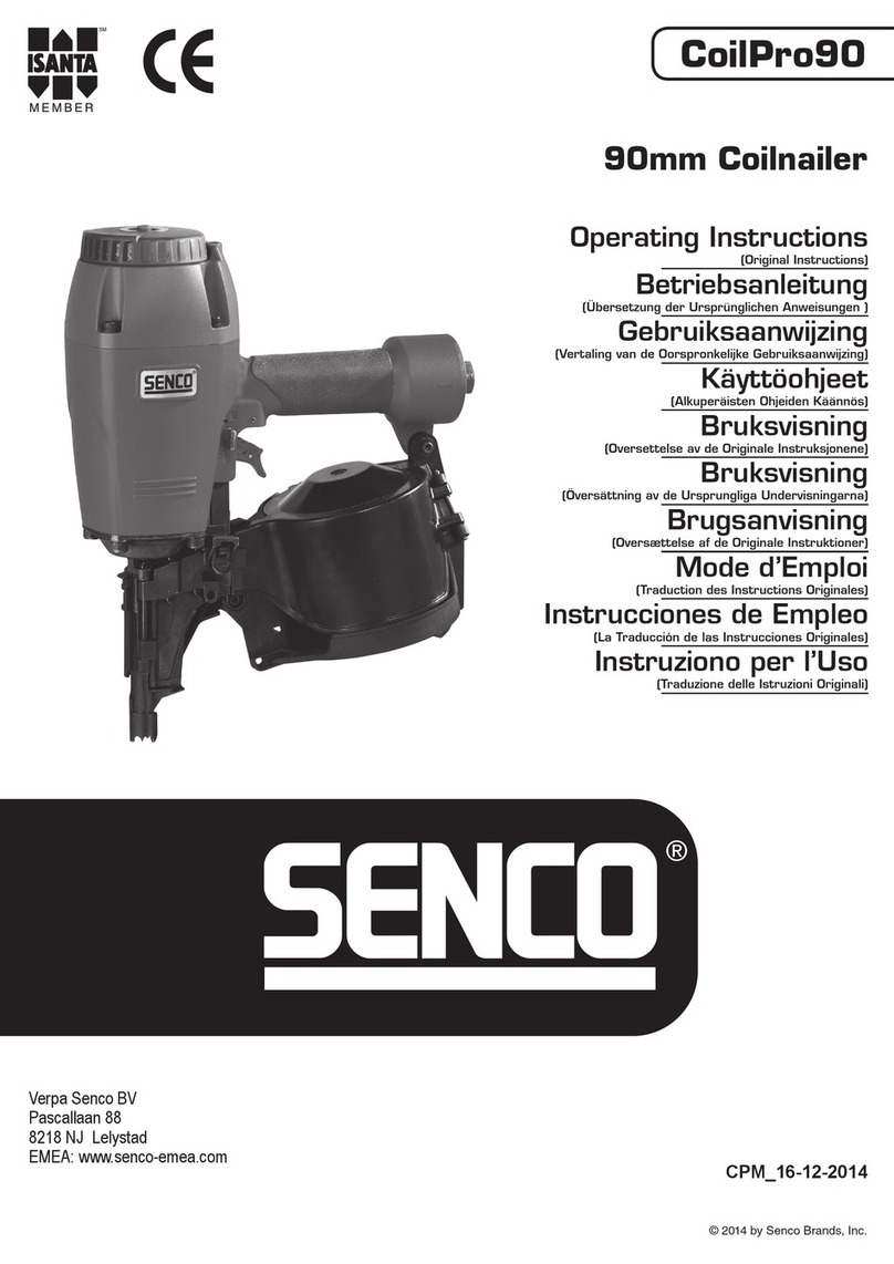 ISANTA SENCO CoilPro90 operating instructions