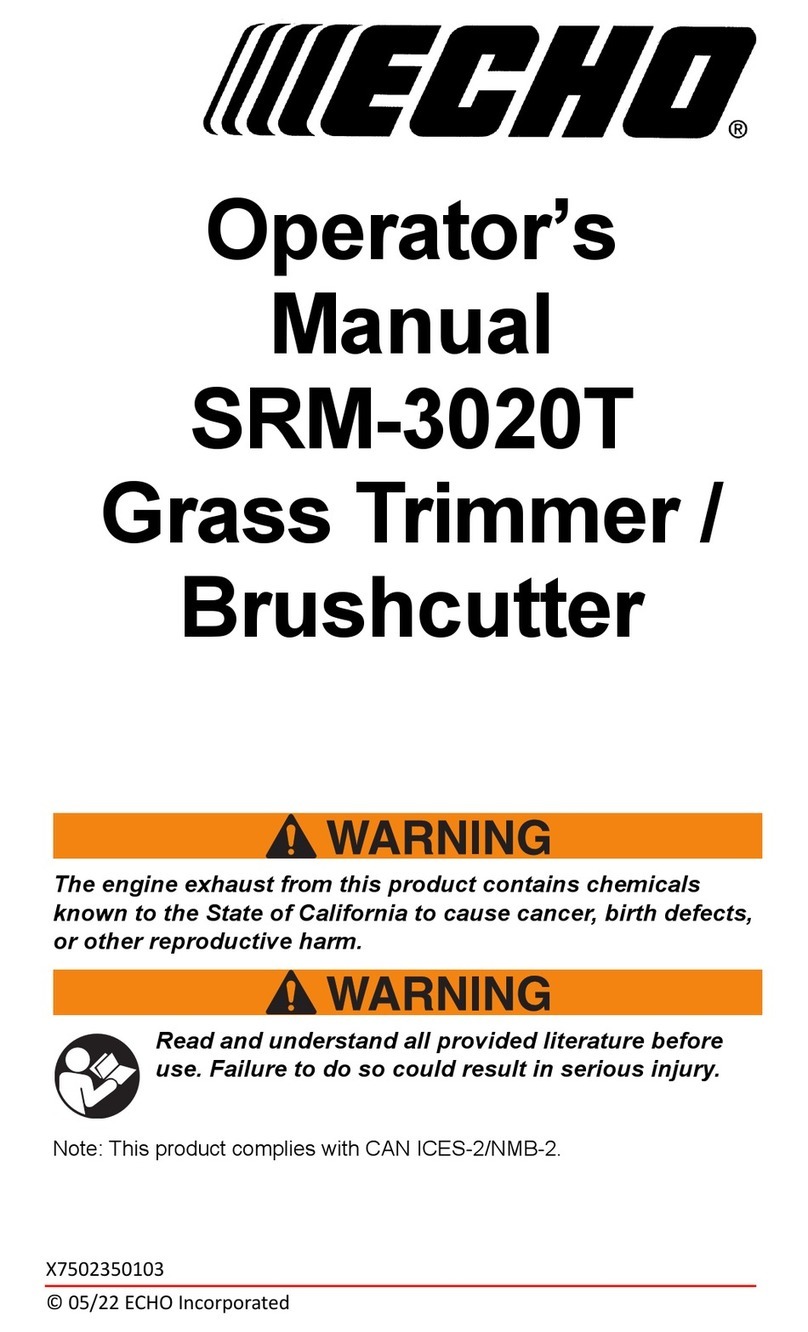 Echo SRM-3020T User manual