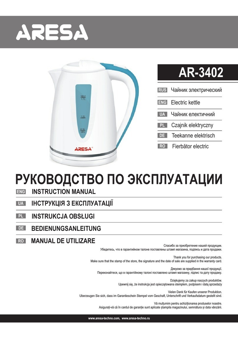 ARESA AR-3402 User manual ARESA AR-3402 User manual