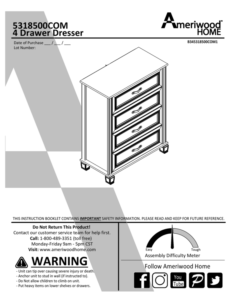 Ameriwood HOME 5318500COM manual Ameriwood HOME 5318500COM manual