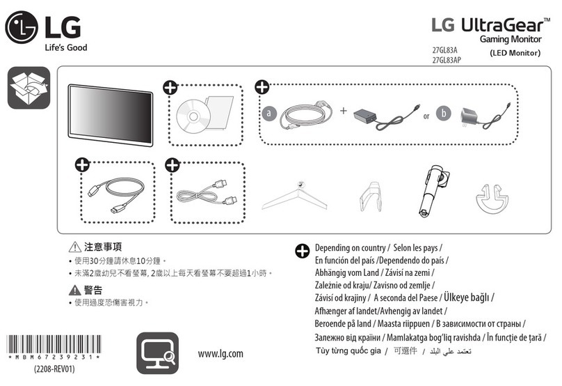 LG UltraGear 27GL83A User manual