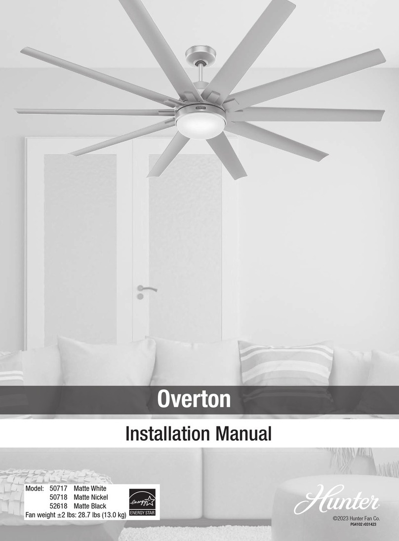 Hunter 50717 User manual