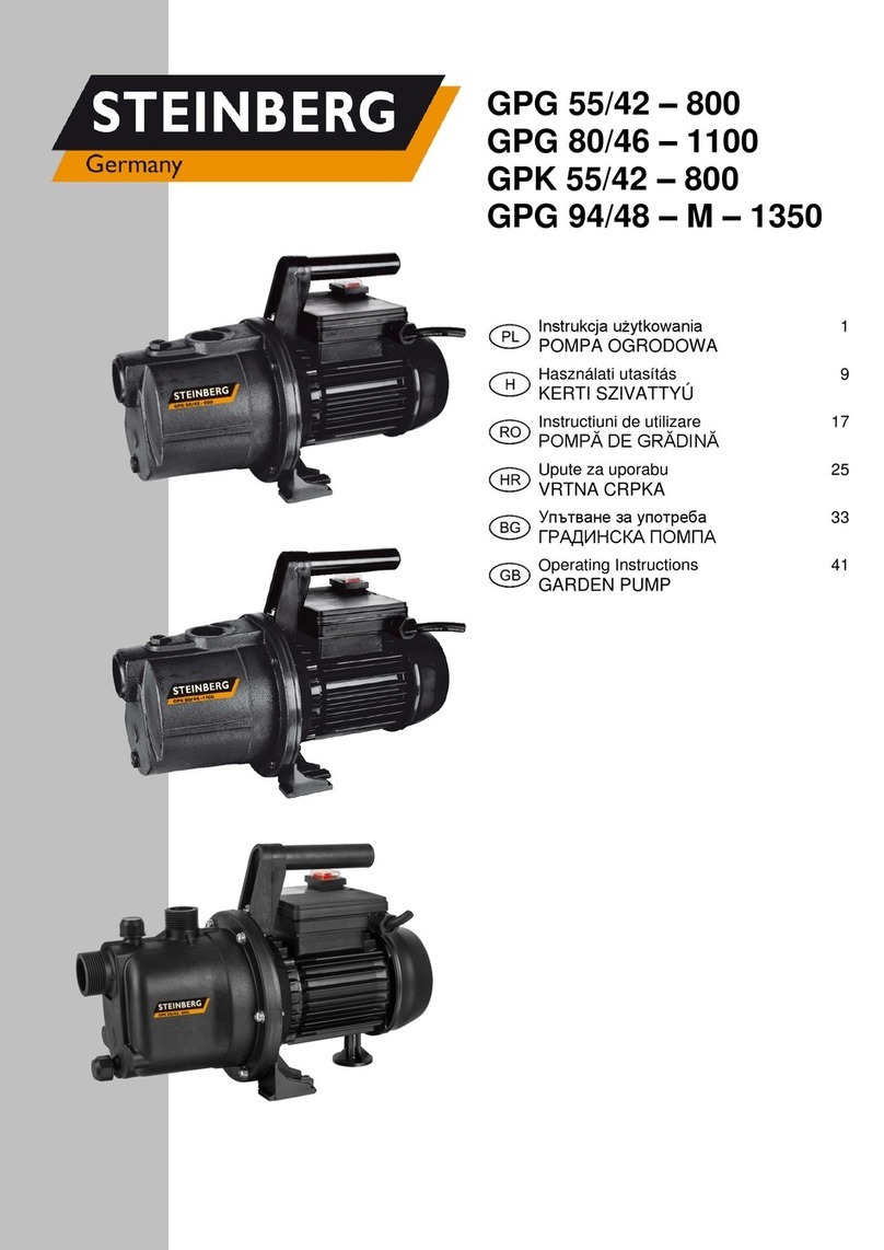 Steinberg GPG 55/42-800 operating instructions