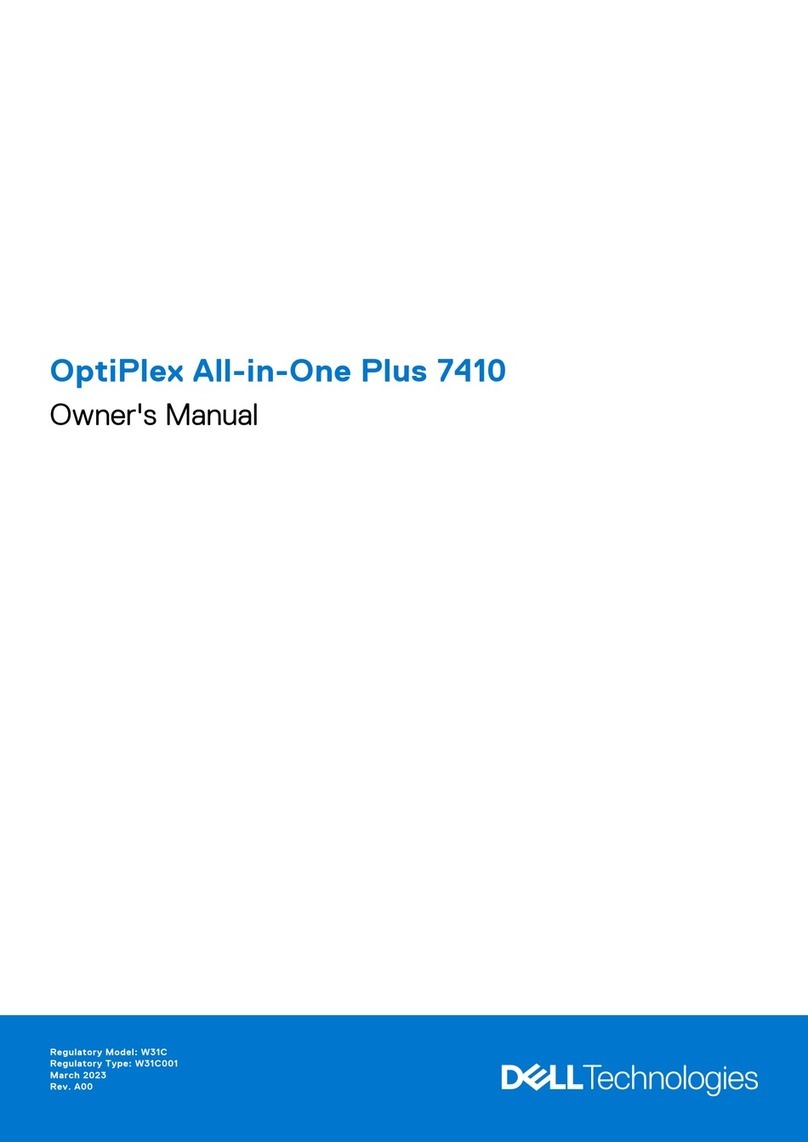 Dell OptiPlex All-in-One Plus 7410 User manual