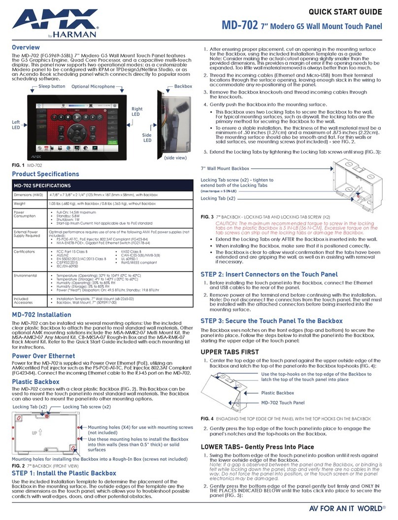 Harman FG5969-55BL User manual