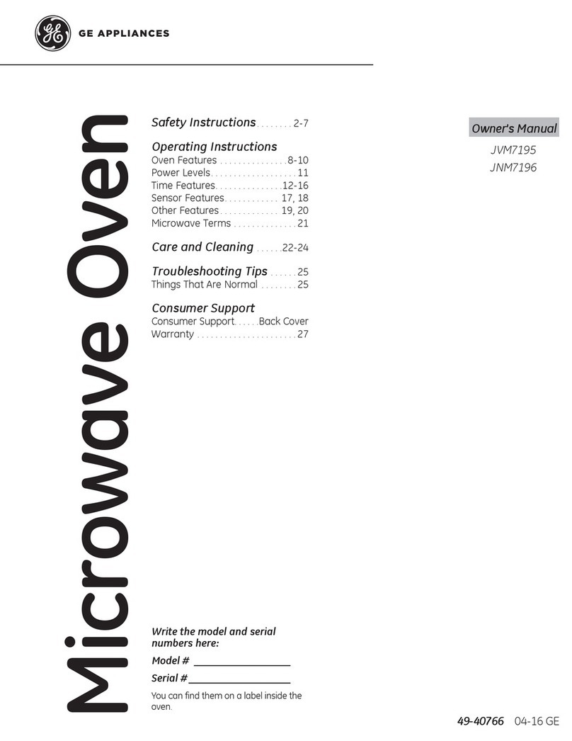 GE JVM7195 User manual GE JVM7195 User manual