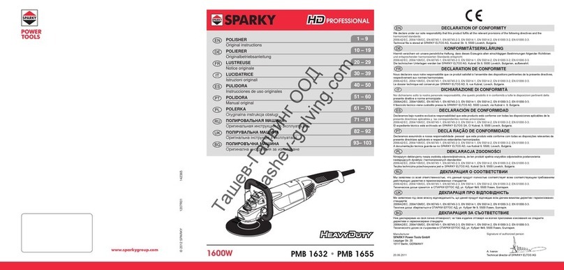 Sparky Group PMB 1632 User manual