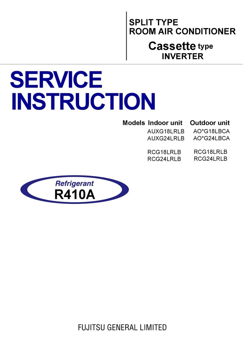 Fujitsu AO G18LBCA Series Original operating manual Fujitsu AO G18LBCA Series Original operating manual