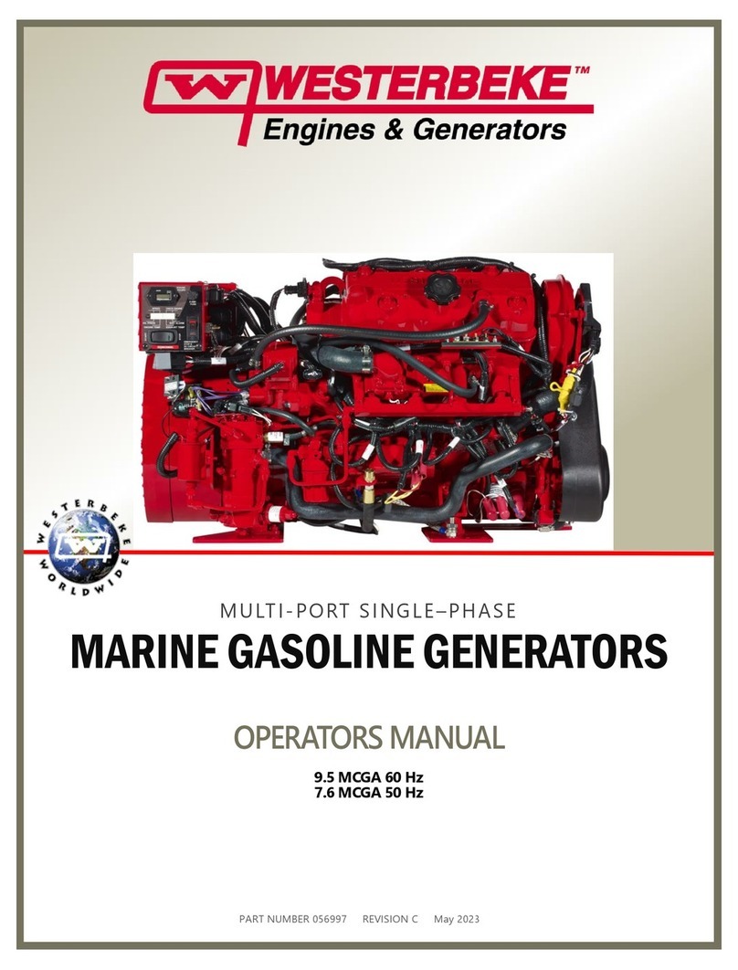 Westerbeke 9.5 MCGA 60 Hz Operator's manual