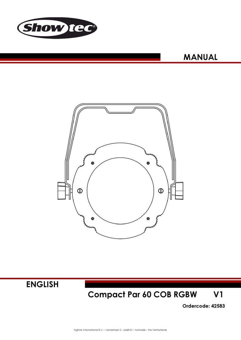 Show Tec Compact Par 60 COB RGBW V1 manual