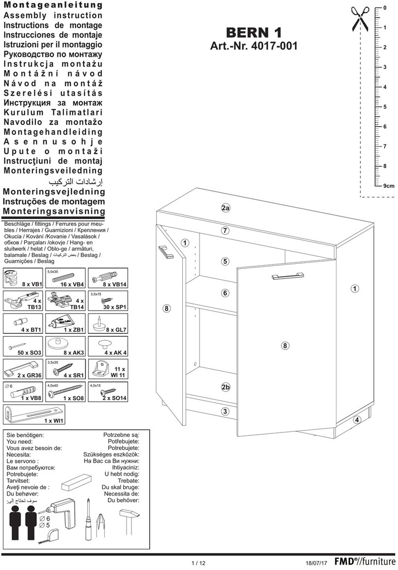 FMD Furniture BERN 1 4017-001 Assembly instruction
