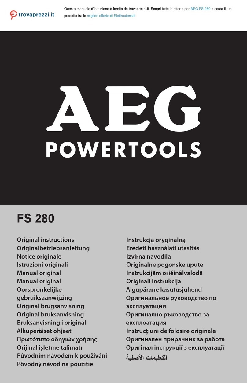 AEG FS 280 Original instructions