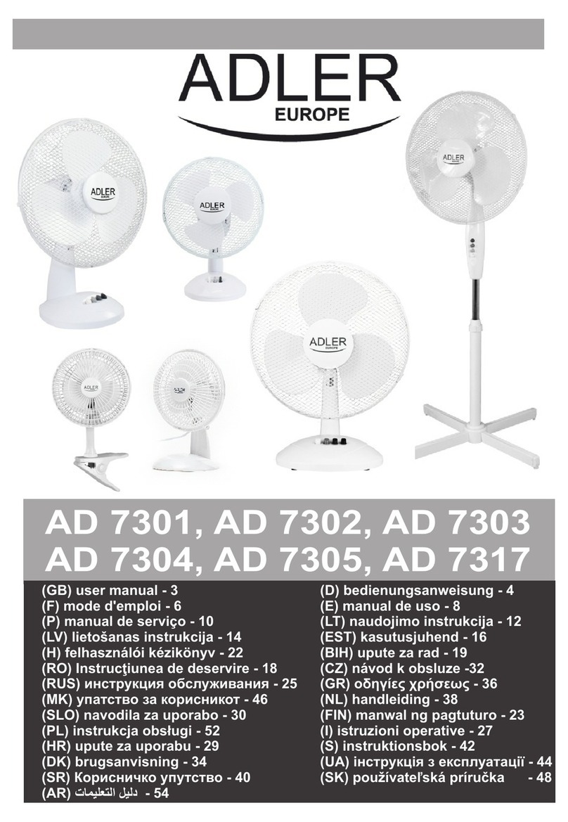 Adler Europe AD 7302 user manual
