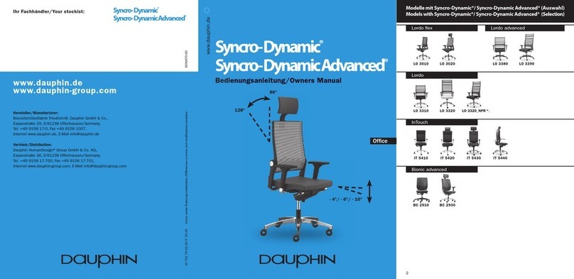 Dauphin Syncro-Dynamic Lordo flex LO 3010 owner's manual