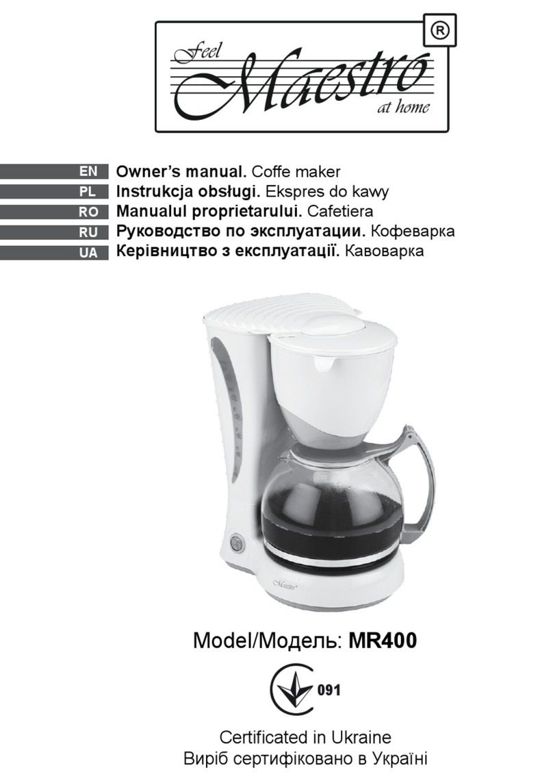 Feel-Maestro MR400 owner's manual