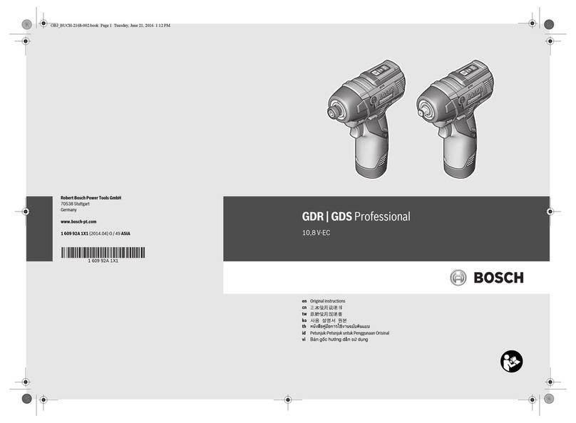Bosch Professional GDS 10,8 V-EC User manual