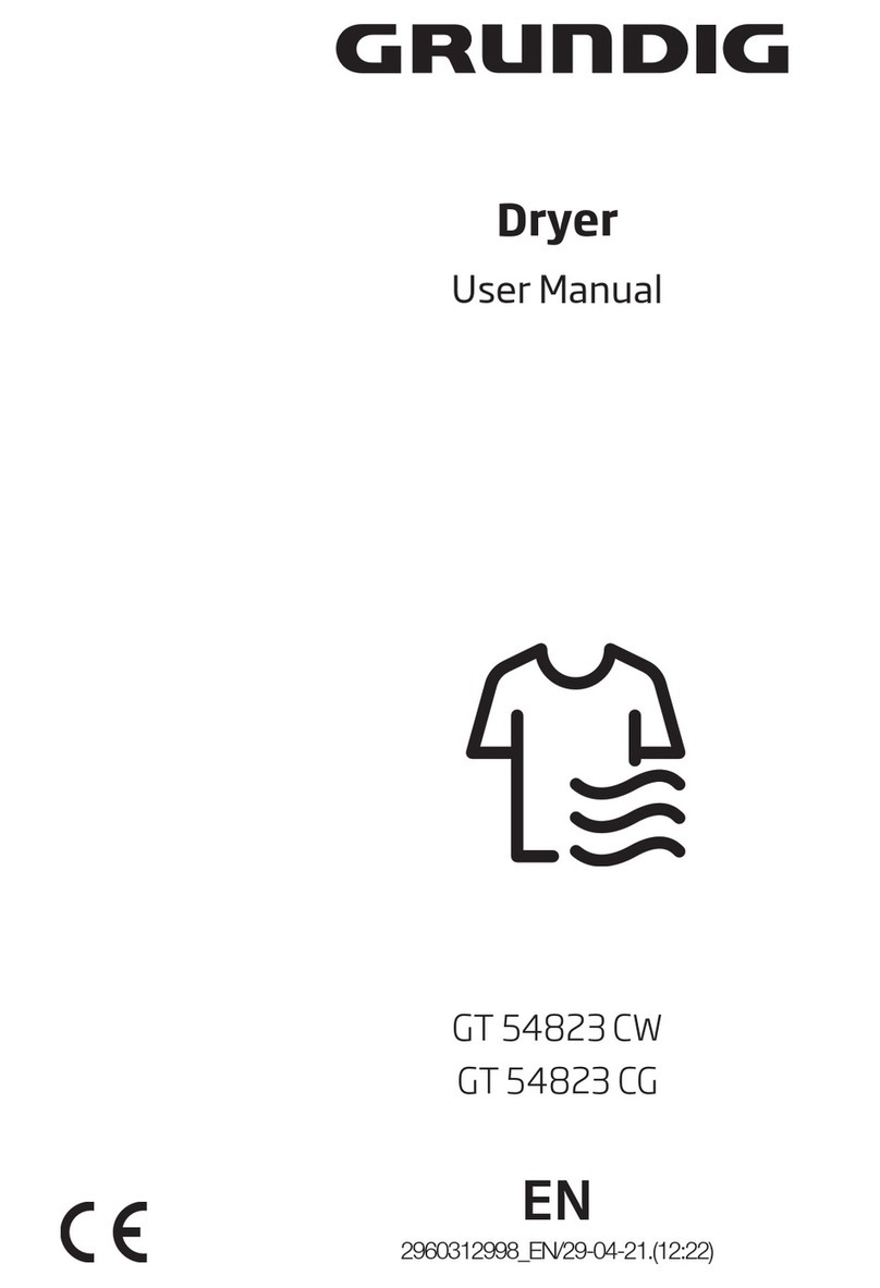 Grundig GT 54823 CW User manual