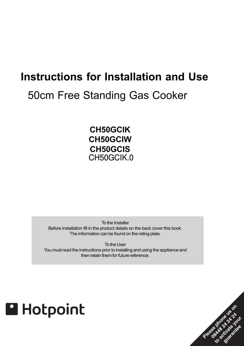 Hotpoint CH50GCIK.0 User manual
