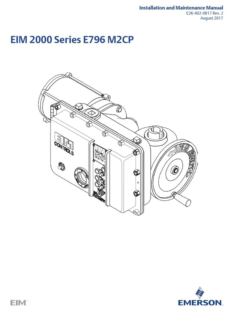 Emerson EIM E796 M2CP Manual