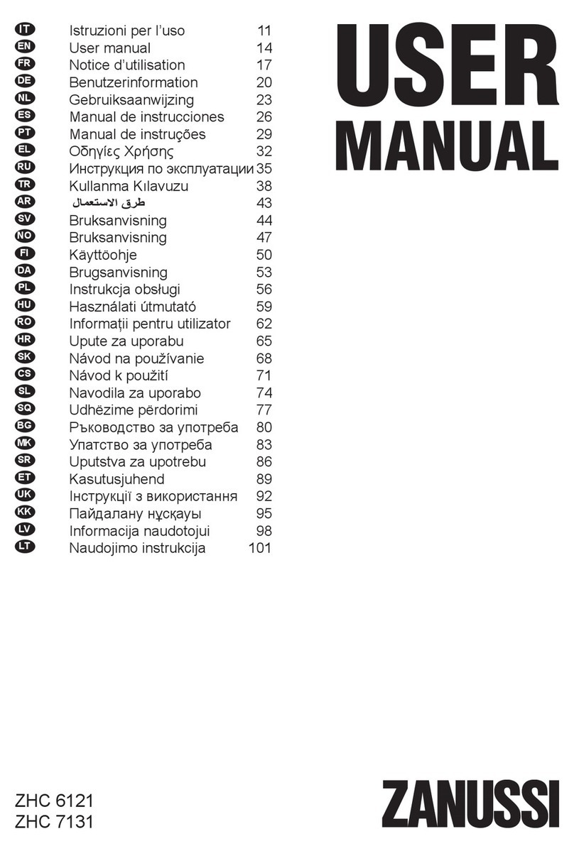 Zanussi ZHC 7131 User manual