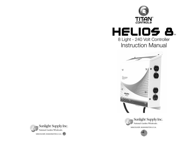 Sunlight Supply TITAN CONTROLS HELIOS 8 User manual Sunlight Supply TITAN CONTROLS HELIOS 8 User manual