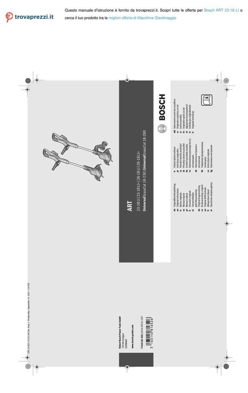 Bosch ART UniversalGrassCut 18-230 23-18 LI User manual