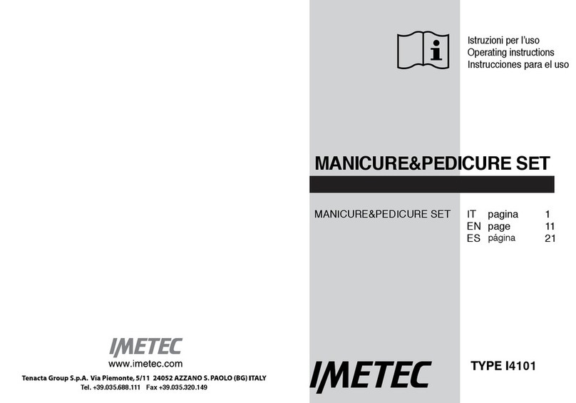 Imetec I4101 operating instructions