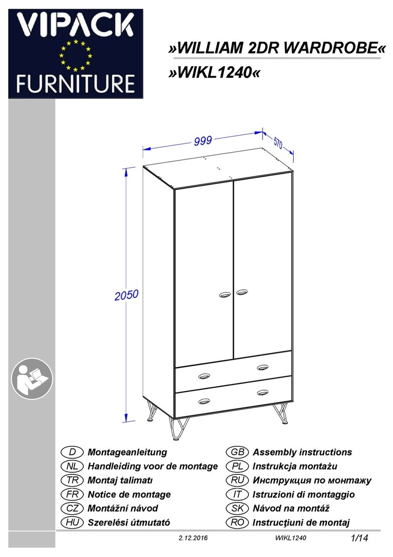 VIPACK WILLIAM WIKL1240 User manual