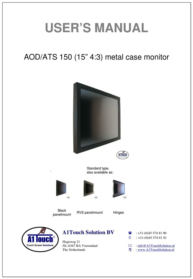 A1 Touch ATS 150 User manual