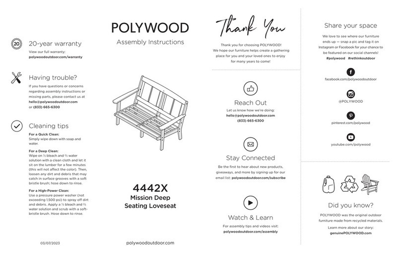 Polywood 4442X User manual