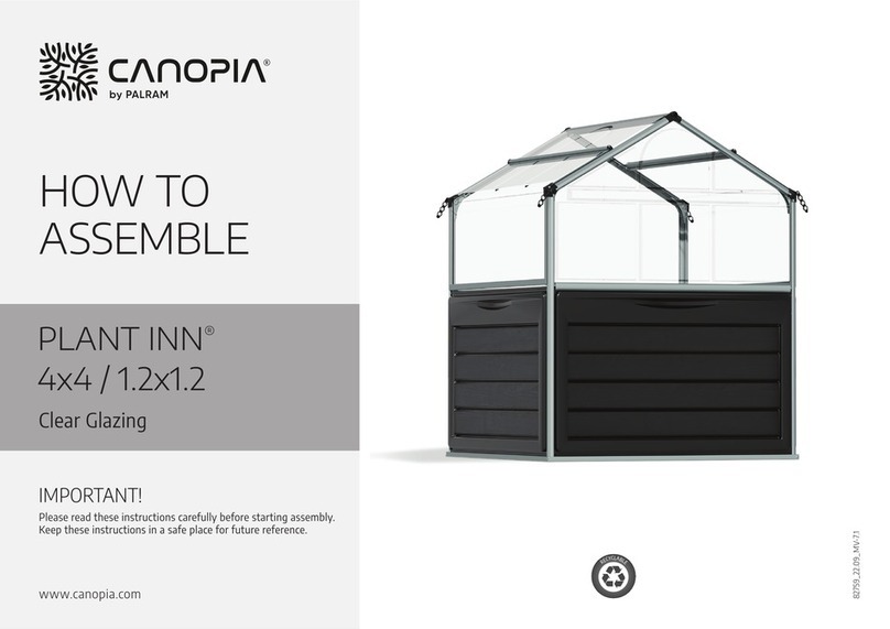 Palram CANOPIA PLANT INN 701808 How to assemble Palram CANOPIA PLANT INN 701808 How to assemble