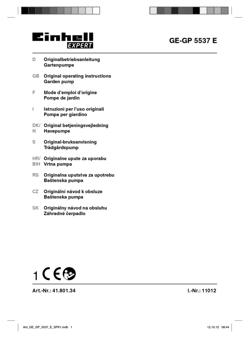 EINHELL Expert GE-GP 5537 E Original operating instructions