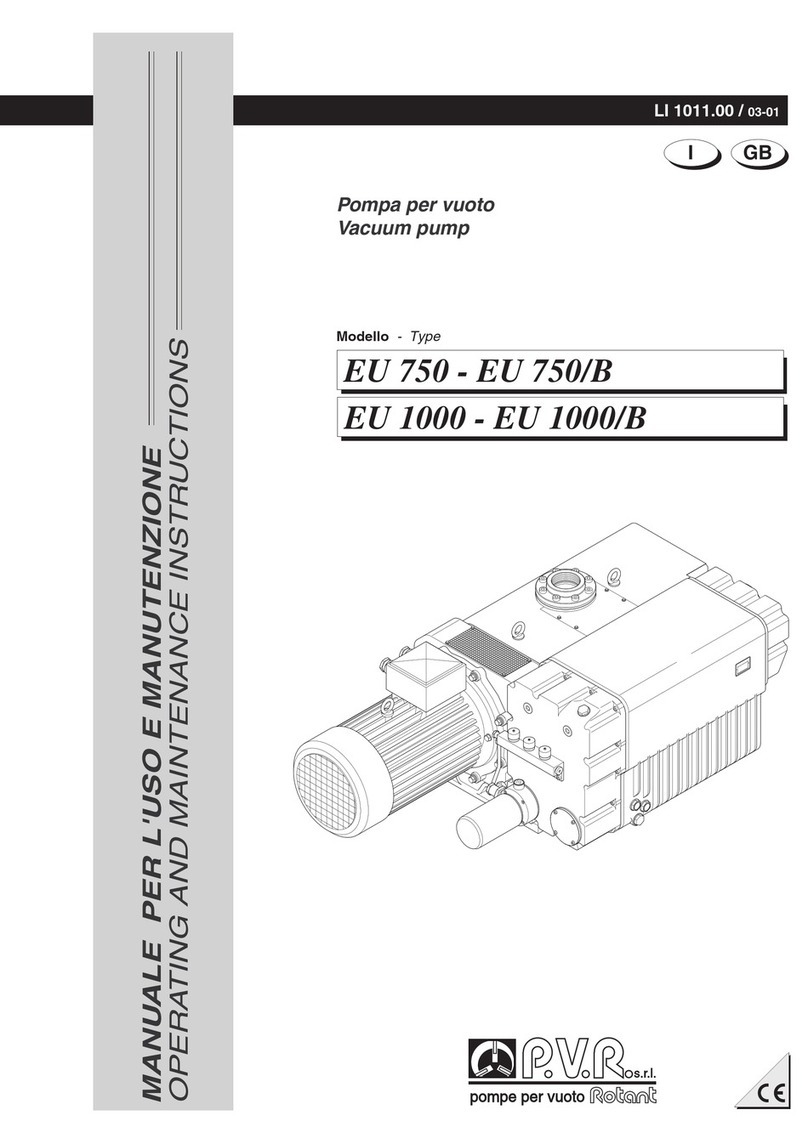 PVR EU 750/B Operating and maintenance instructions PVR EU 750/B Operating and maintenance instructions