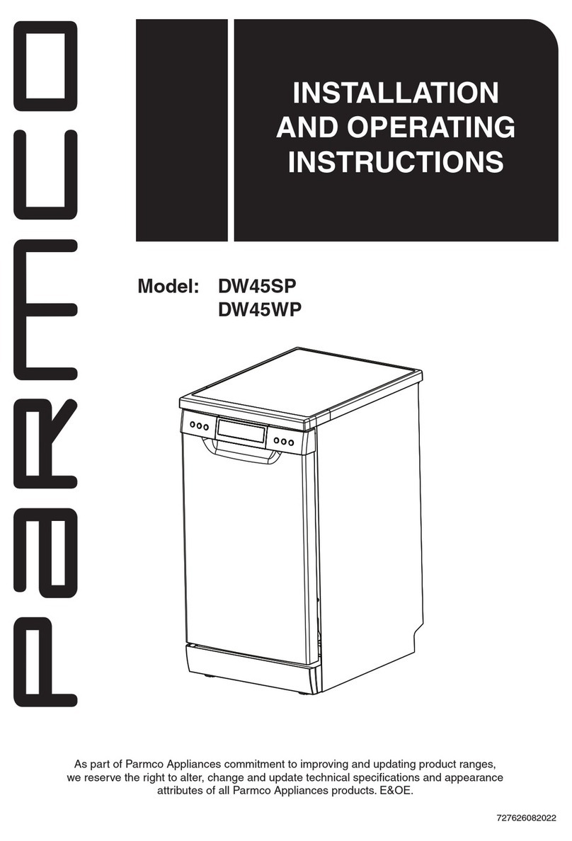Parmco DW45SP User manual