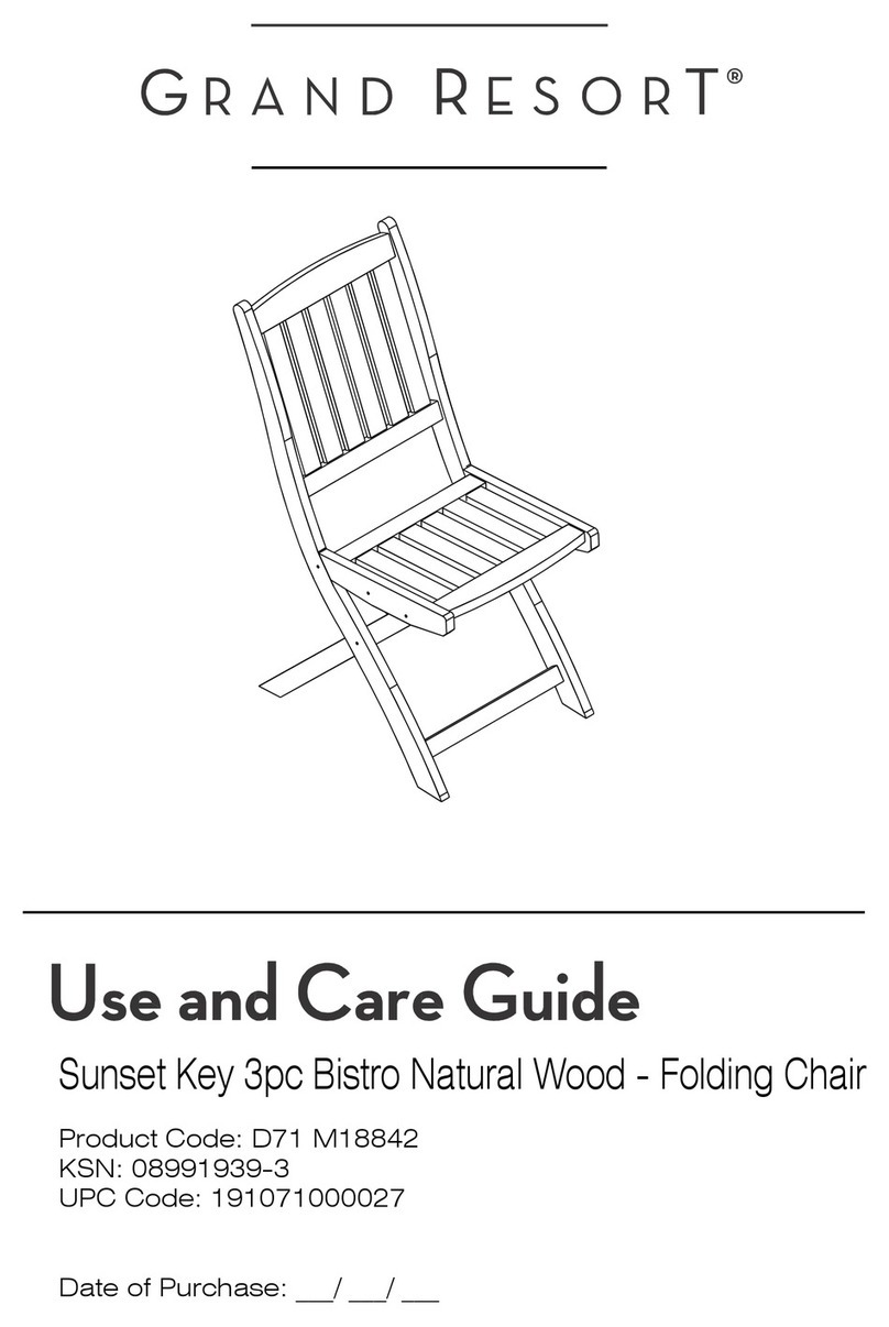 GRAND RESORT Sunset Key D71 M18842 User manual