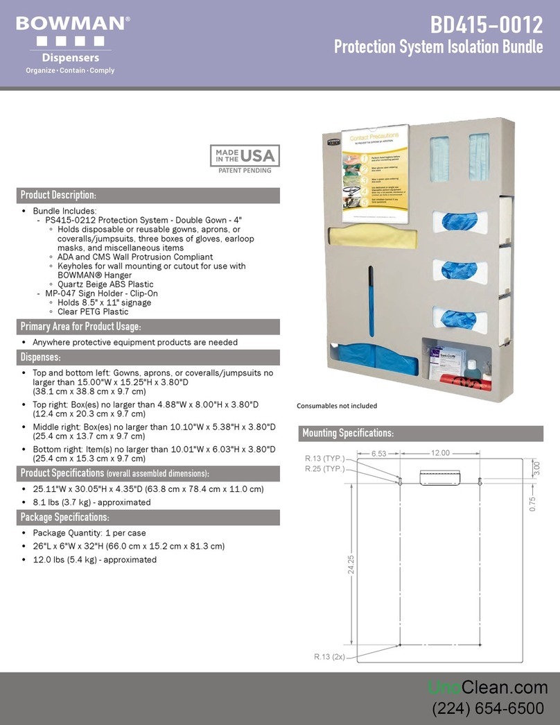 BOWMAN BD415-0012 User manual