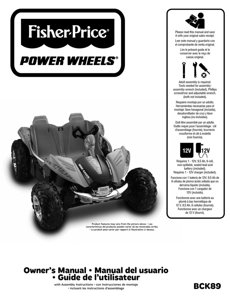 Fisher-Price Power Wheels Dune Racer owner's manual