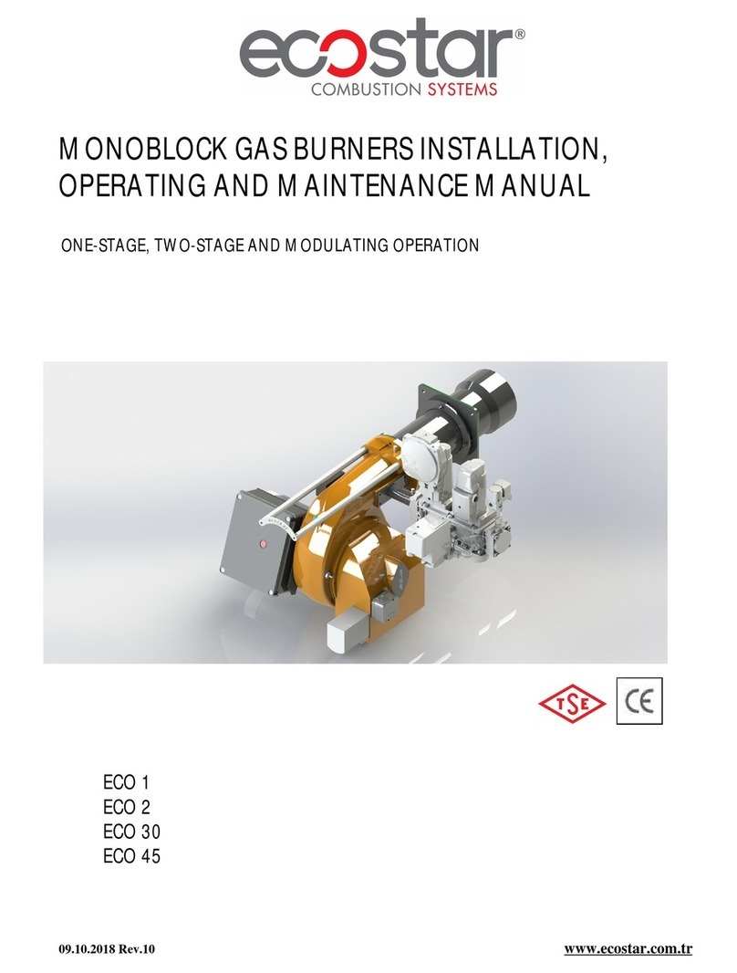 ECOSTAR ECO 1 Installation, operating and maintenance manual