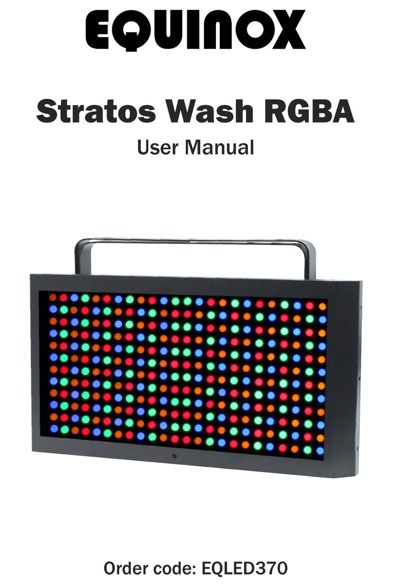 Equinox Systems Stratos Wash RGBA user manual
