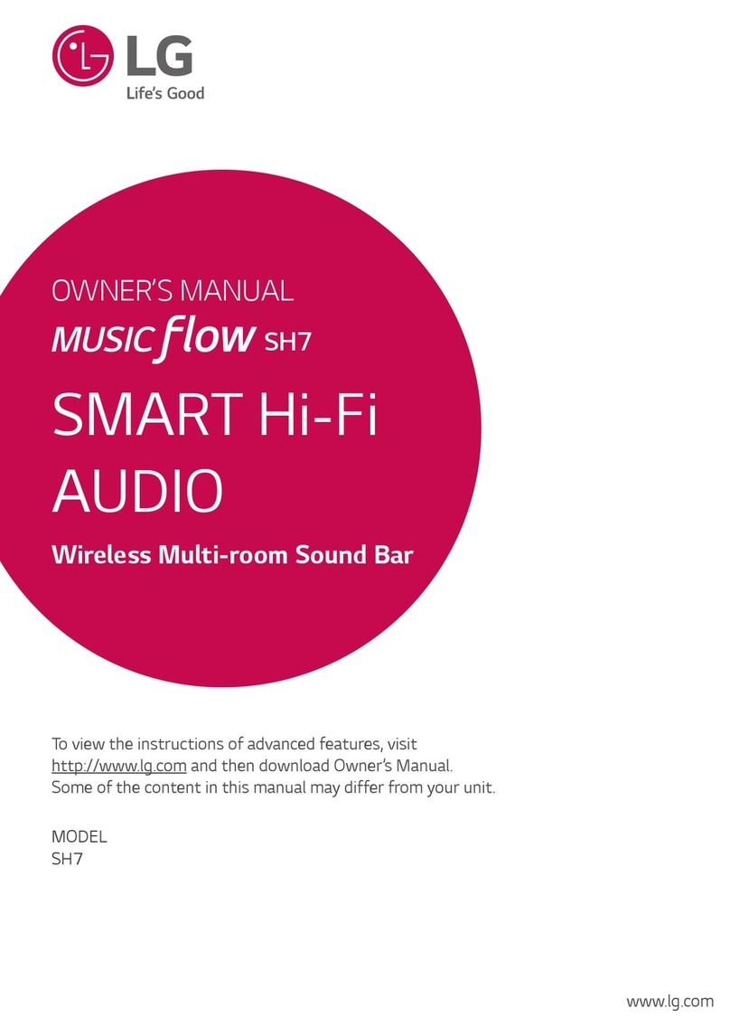 LG Music Flow SH7 User manual