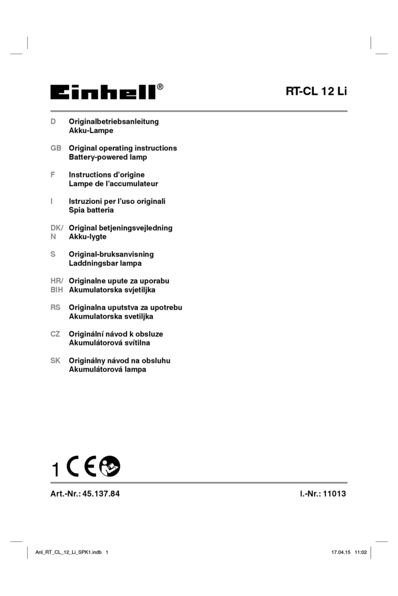 EINHELL RT-CL 12 Li Original operating instructions EINHELL RT-CL 12 Li Original operating instructions