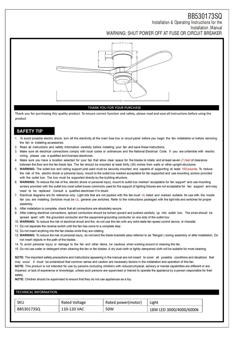 Parrot Uncle BB530173SQ Manual