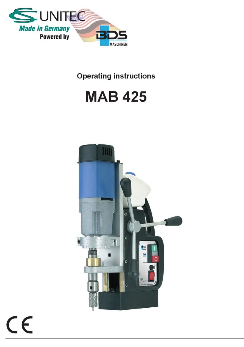 BDS UNITEC MAB 425 operating instructions